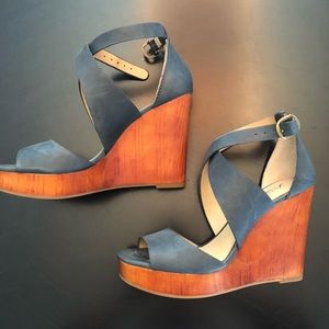 Like New Lucky Brand Platform Wedges